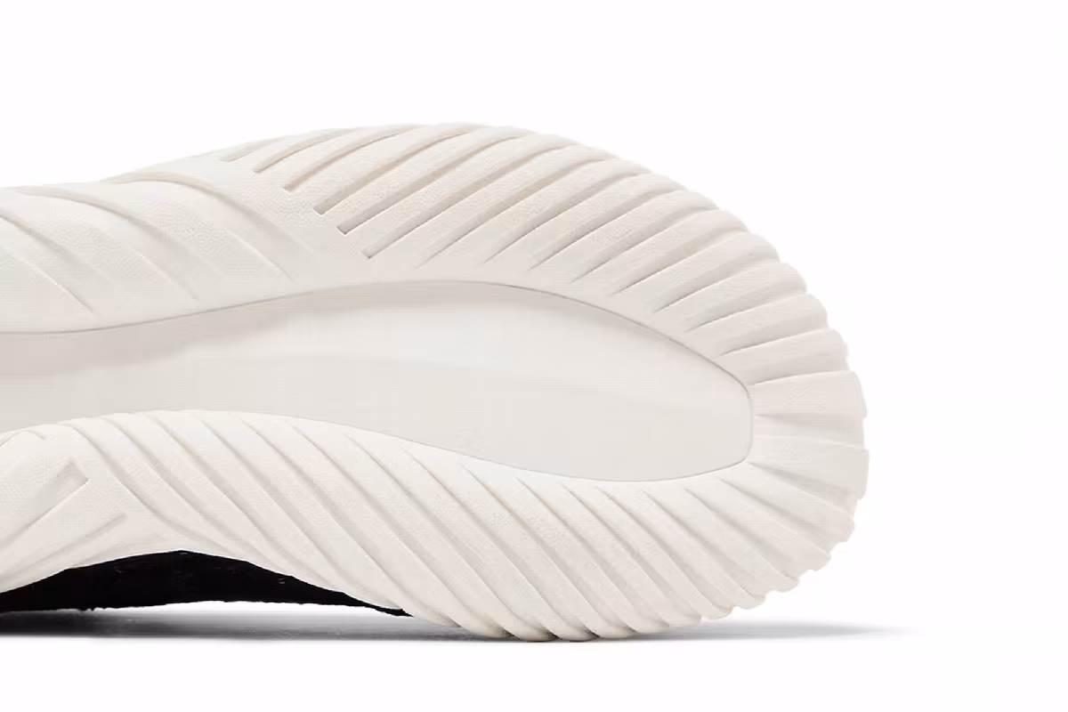 Adidas Tubular Doom Primeknit J Black White, view 6