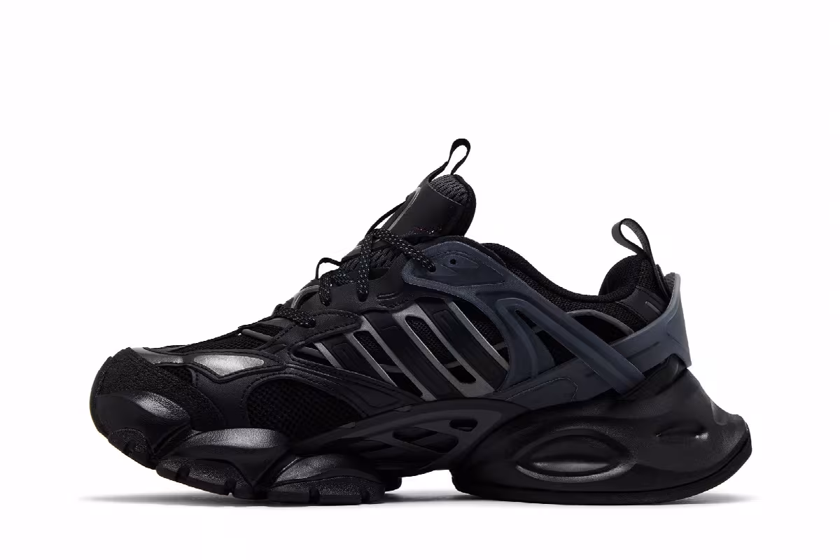 adidas XLG Runner Deluxe Black Grey, view 4