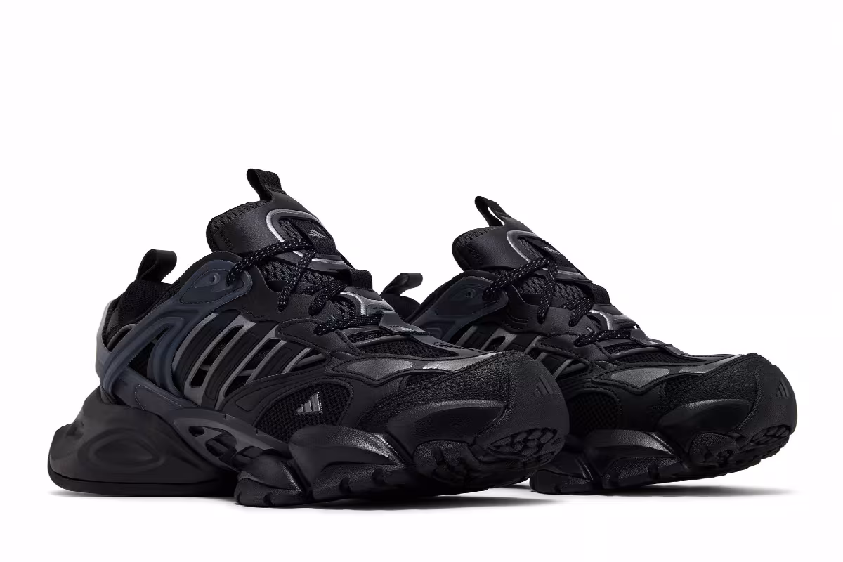 adidas XLG Runner Deluxe Black Grey, view 9