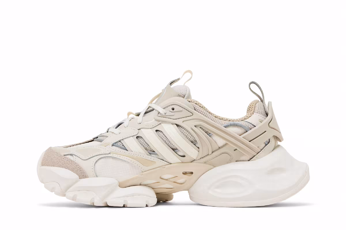 adidas XLG Runner Deluxe Beige White, view 4