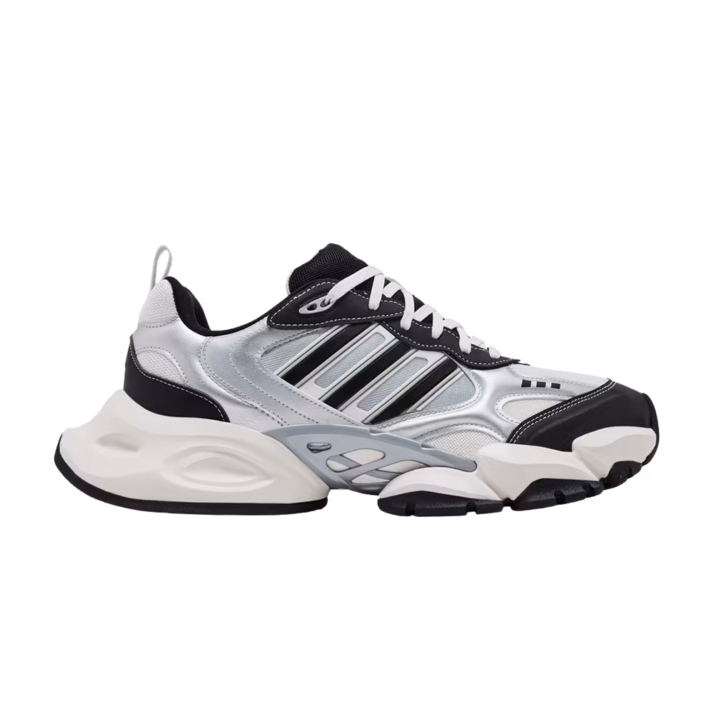 adidas XLG Runner Core White Core Black Silver Metallic