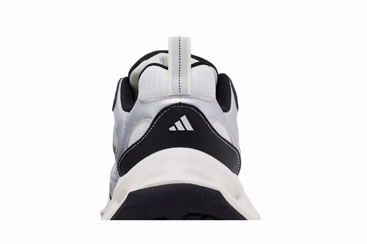 adidas XLG Runner Core White Core Black Silver Metallic, view 8