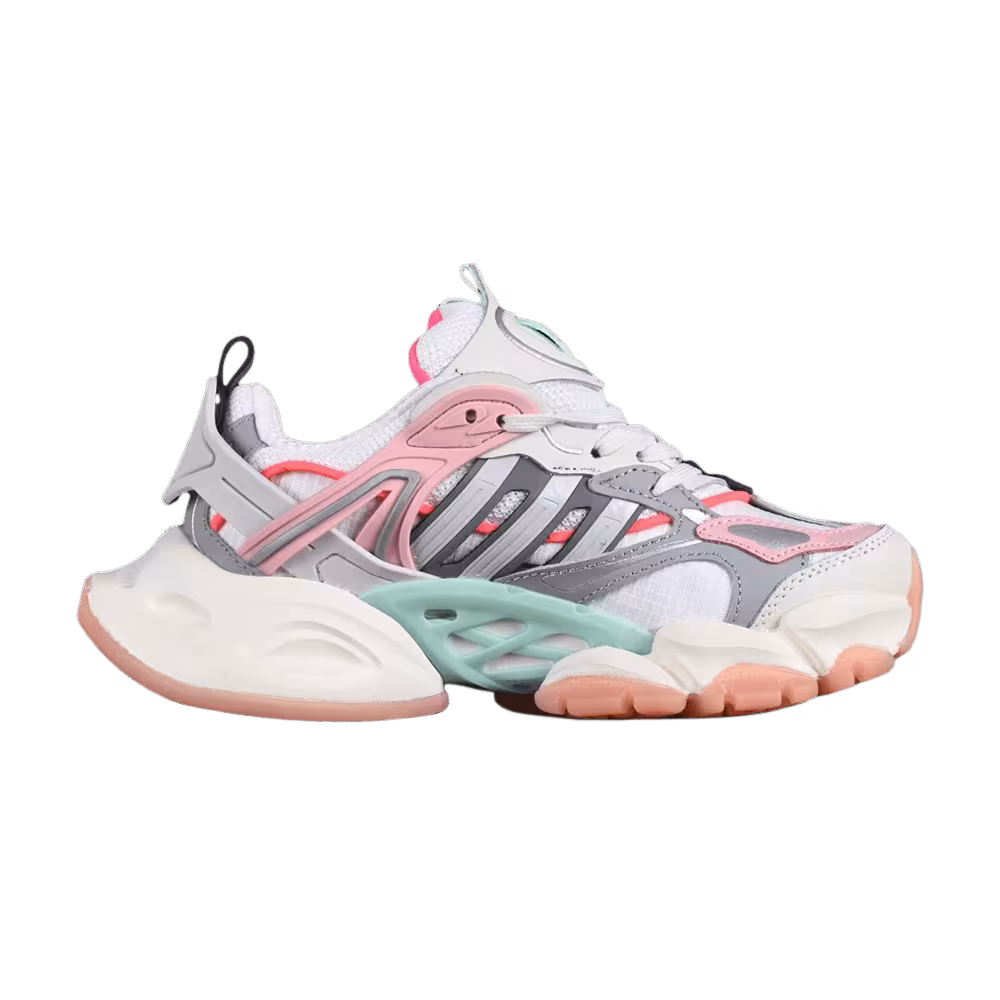 Adidas Women's XLG Runner Deluxe White Grey Pink