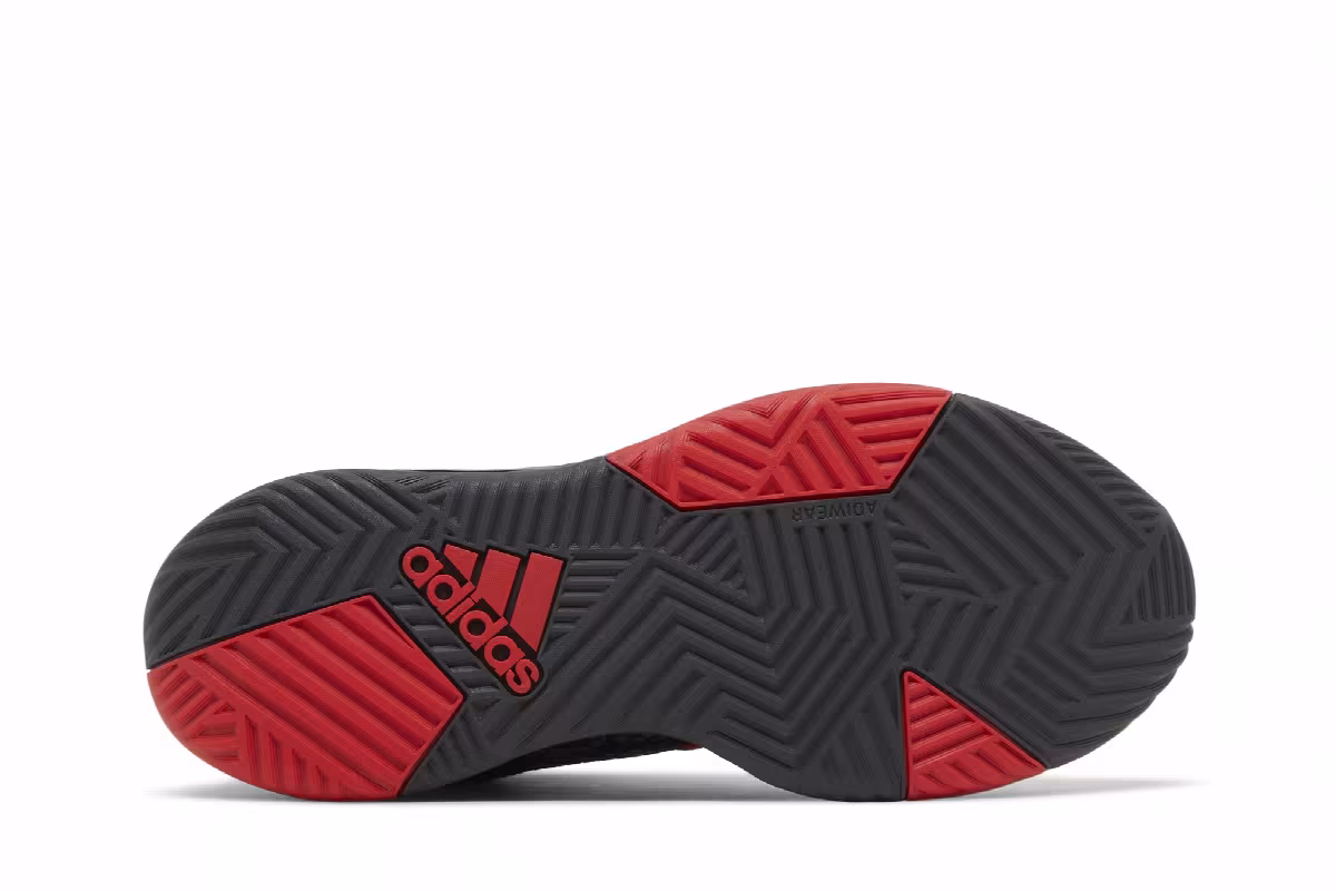 adidas Own The Game Black Carbon Red, view 5