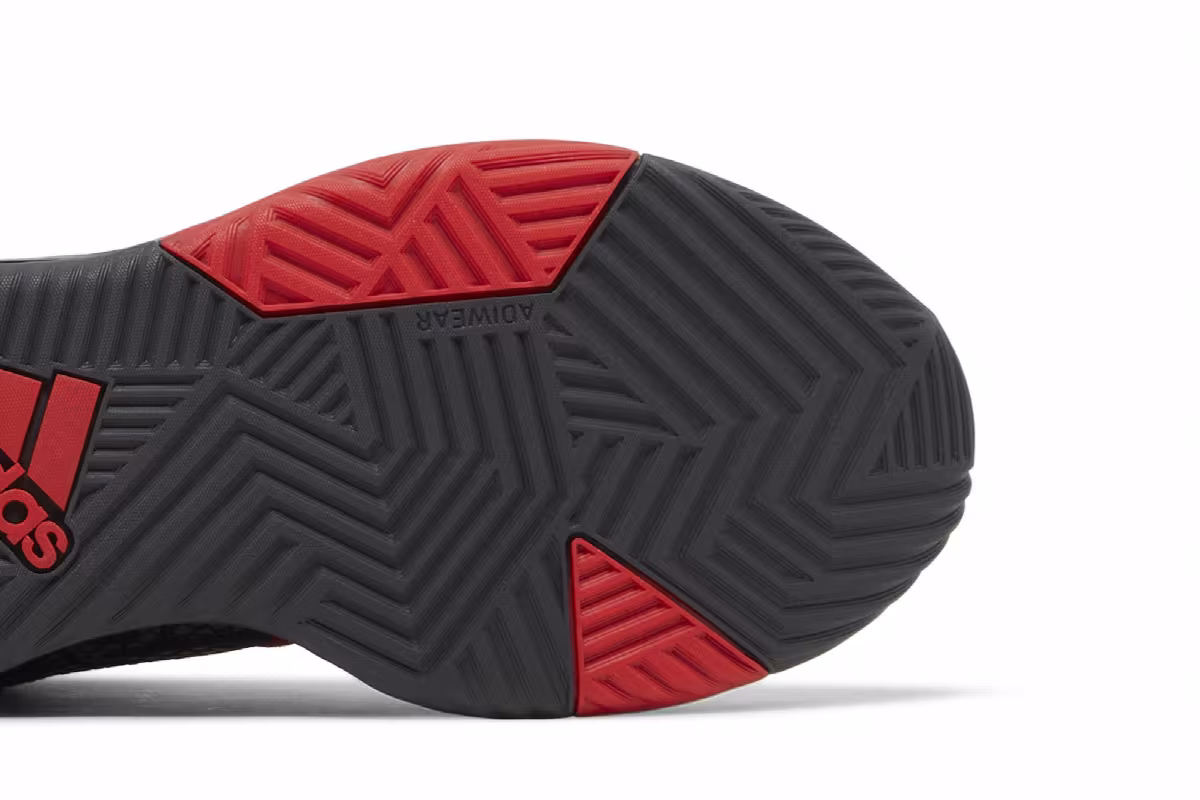 adidas Own The Game Black Carbon Red, view 6