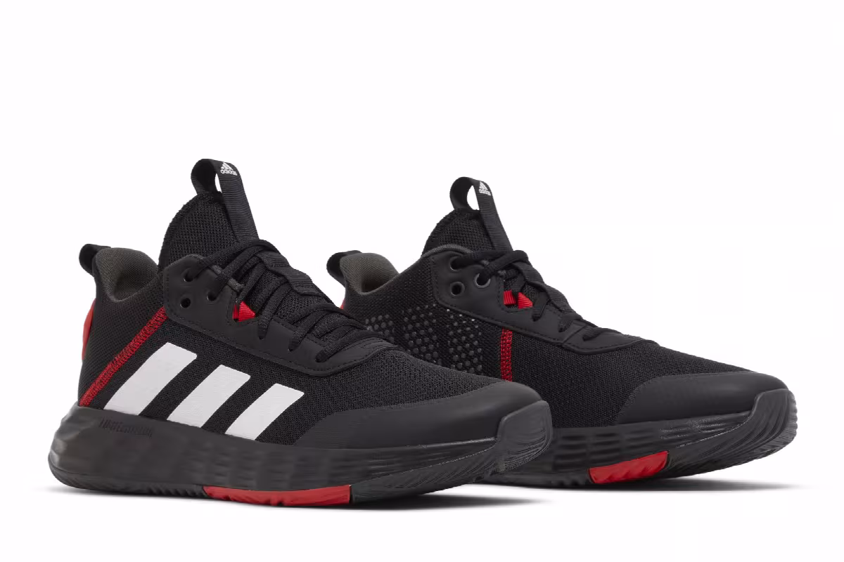 adidas Own The Game Black Carbon Red, view 9