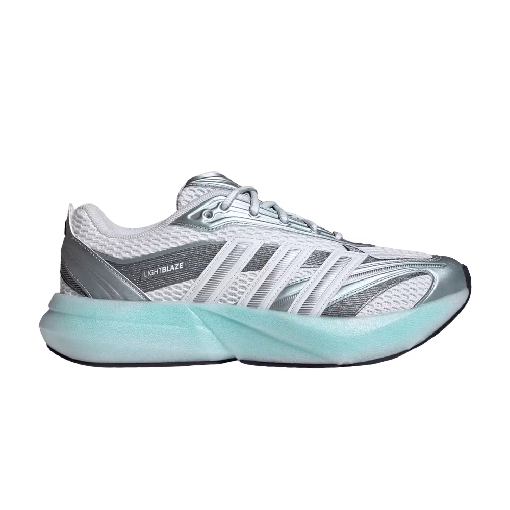 adidas Women's Lightblaze Glow Cloud White Iron Metallic Magic Grey Metallic