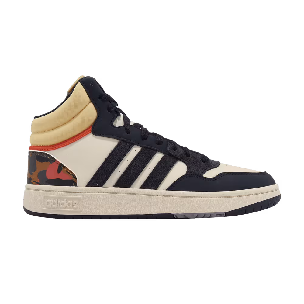 Adidas Hoops 3.0 Mid Black Ivory Camo