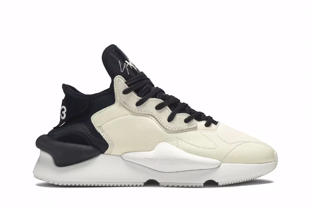adidas Y-3 Kaiwa White Black, view 2