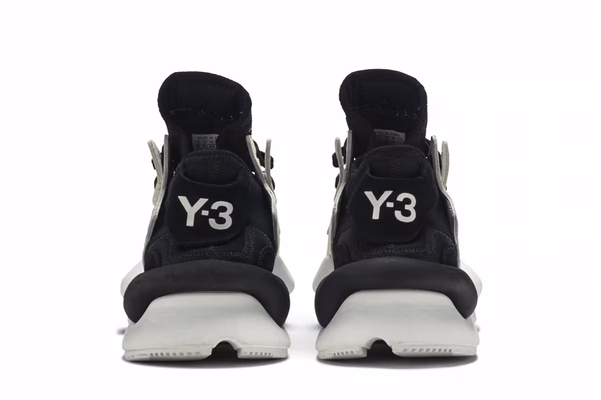 adidas Y-3 Kaiwa White Black, view 7