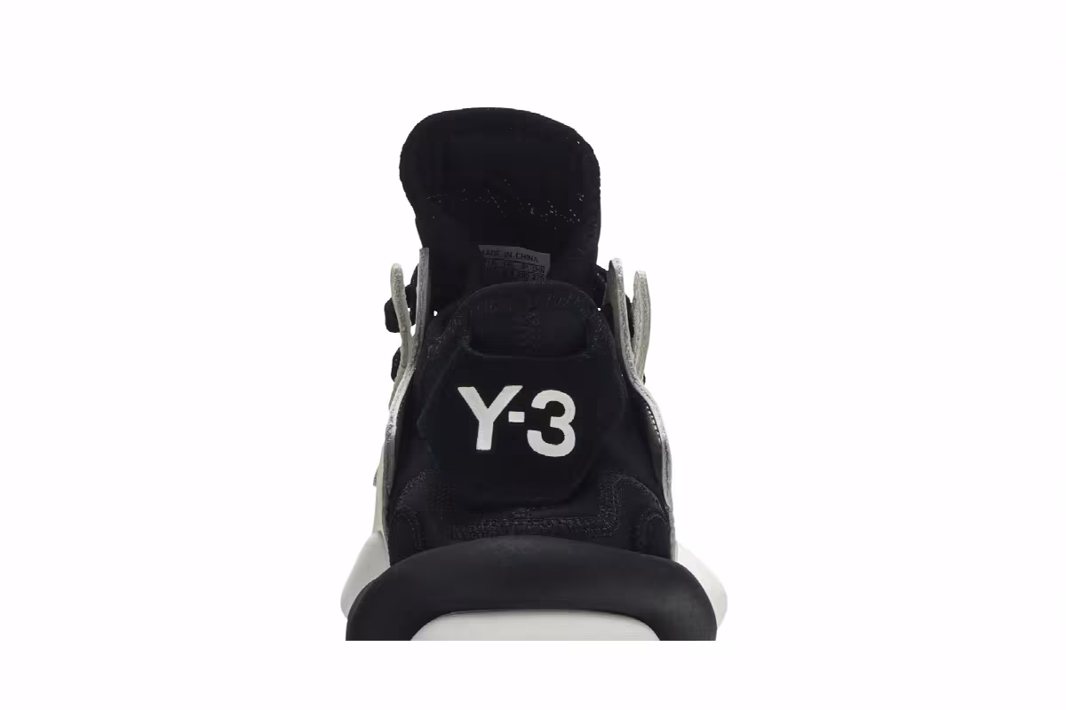 adidas Y-3 Kaiwa White Black, view 8