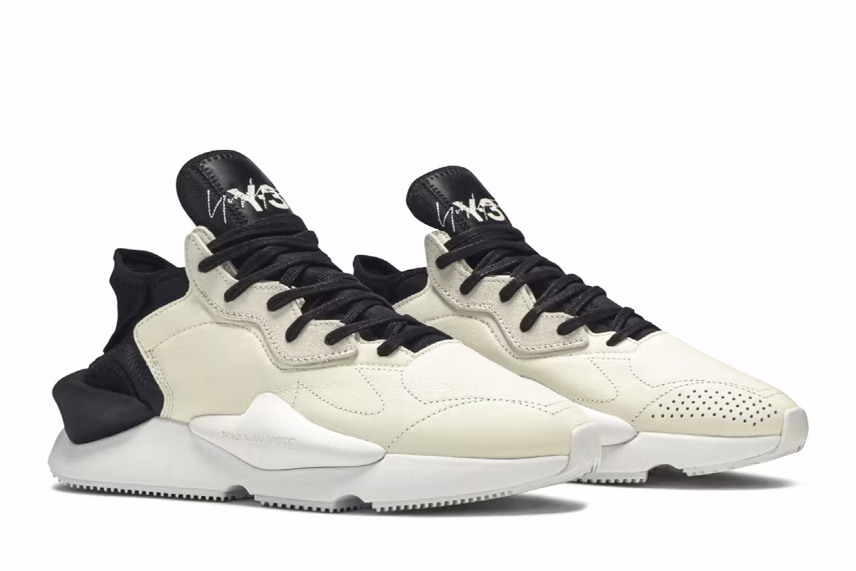adidas Y-3 Kaiwa White Black, view 9