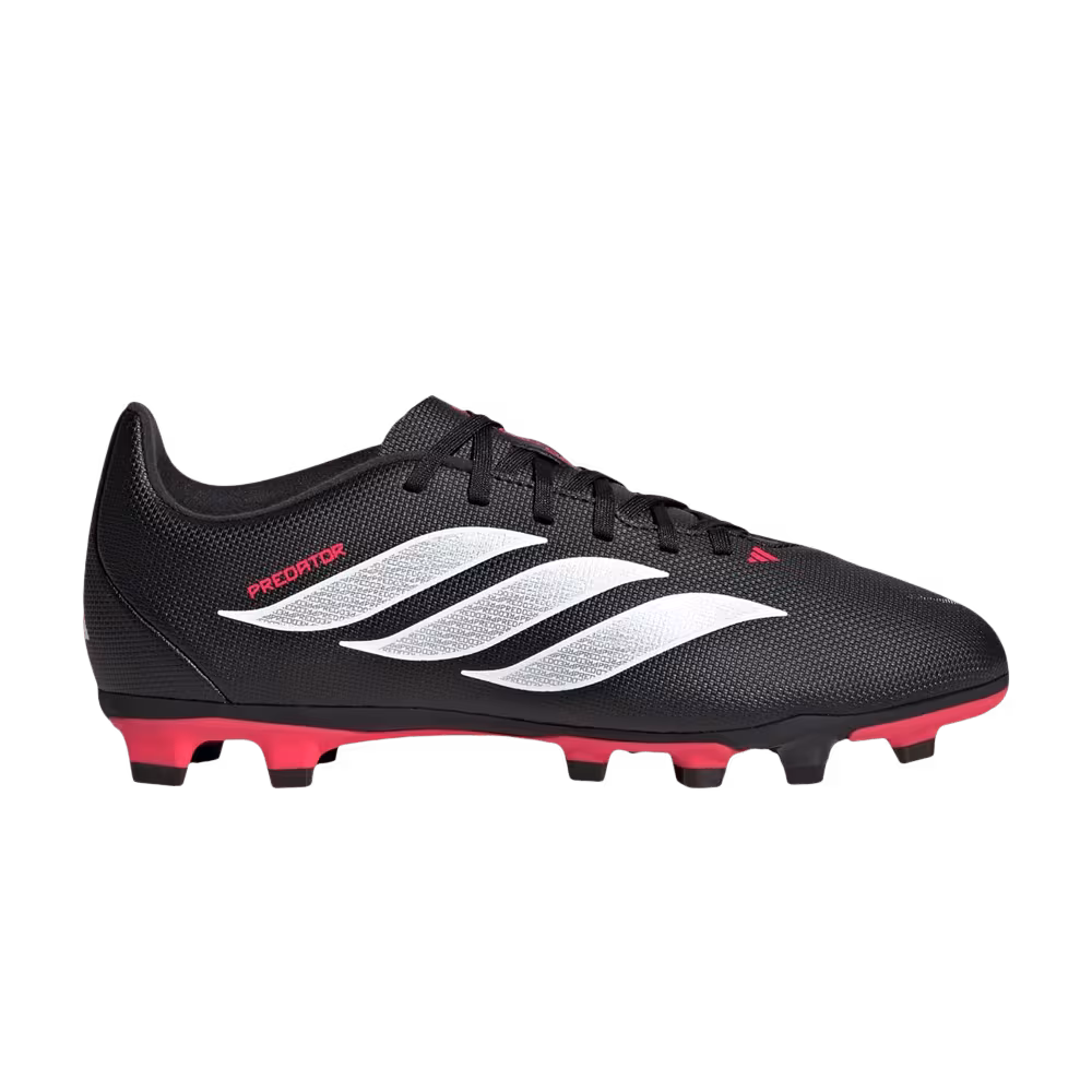 adidas Predator Club FG MG Big Kid Core Black Cloud White Lucid Red