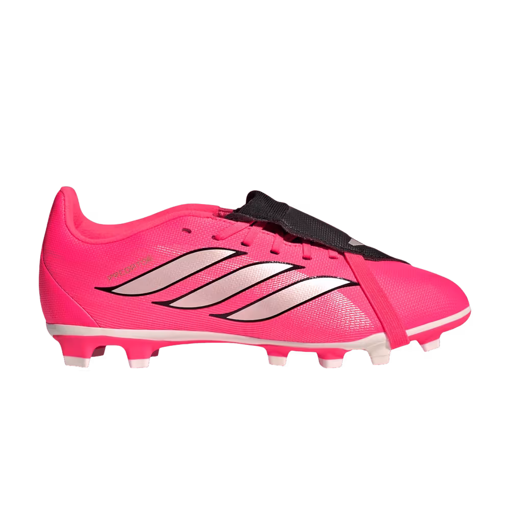 adidas Predator Club Fold-Over Tongue FG MG Little Kid Solar Turbo