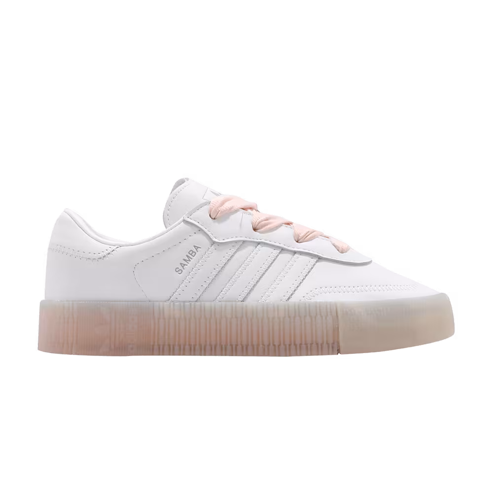 adidas Women's Sambarose White Halo Pink