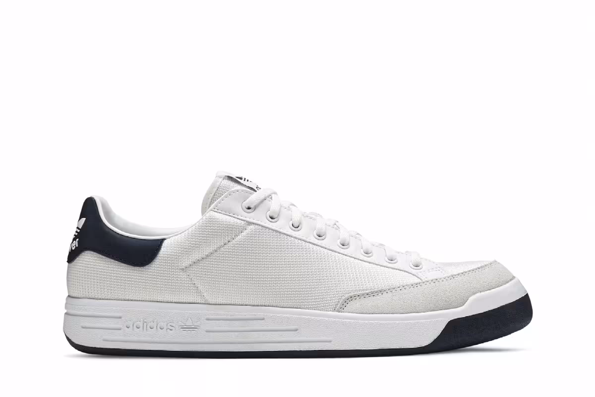 adidas Rod Laver White Navy, view 2