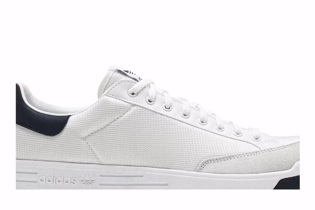 adidas Rod Laver White Navy, view 3