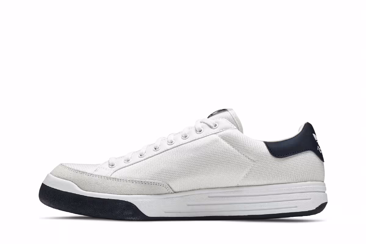 adidas Rod Laver White Navy, view 4