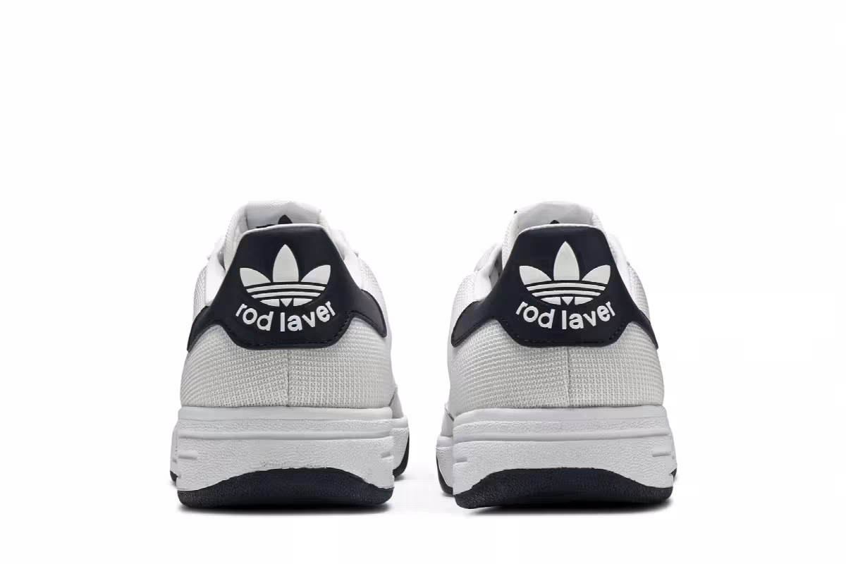 adidas Rod Laver White Navy, view 7