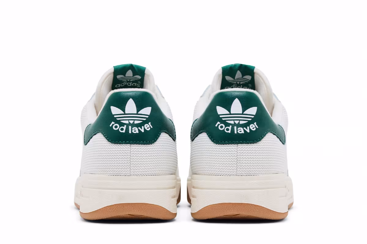 adidas Rod Laver Core White Collegiate Green, view 7