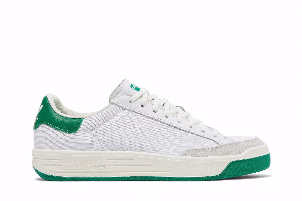 Adidas Rod Laver White Green, view 2