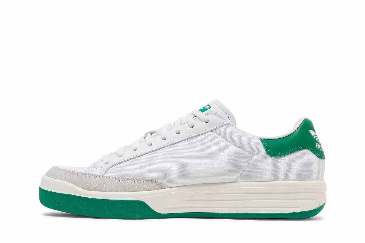Adidas Rod Laver White Green, view 4