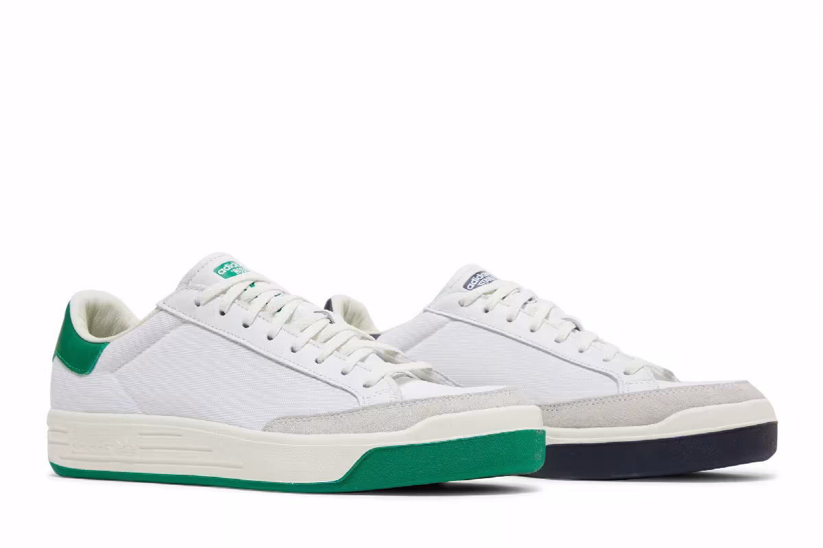 Adidas Rod Laver White Green, view 9