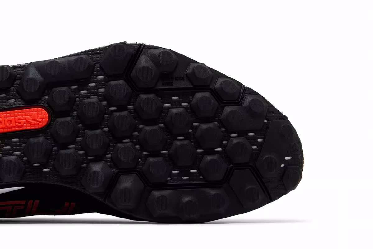 adidas LA Trainer 3 Black Solar Red, view 6