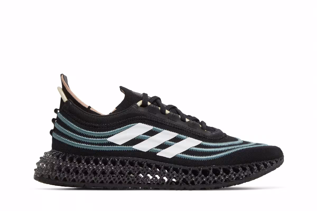 Parley x adidas 4DFWD Black Hazy Emerald, view 2