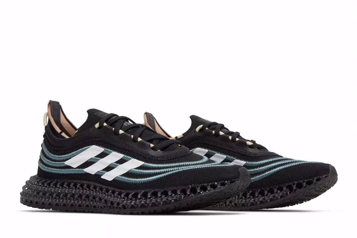 Parley x adidas 4DFWD Black Hazy Emerald, view 9