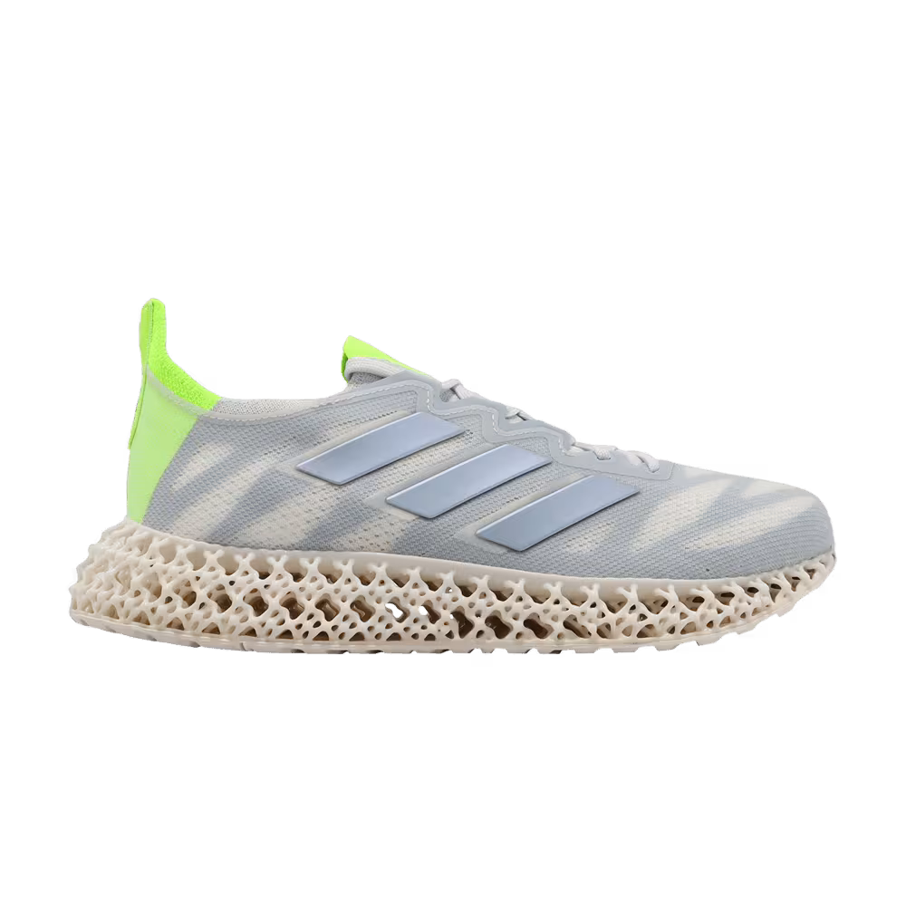 Adidas Women's 4DFWD 3 Dash Grey Lucid Lemon