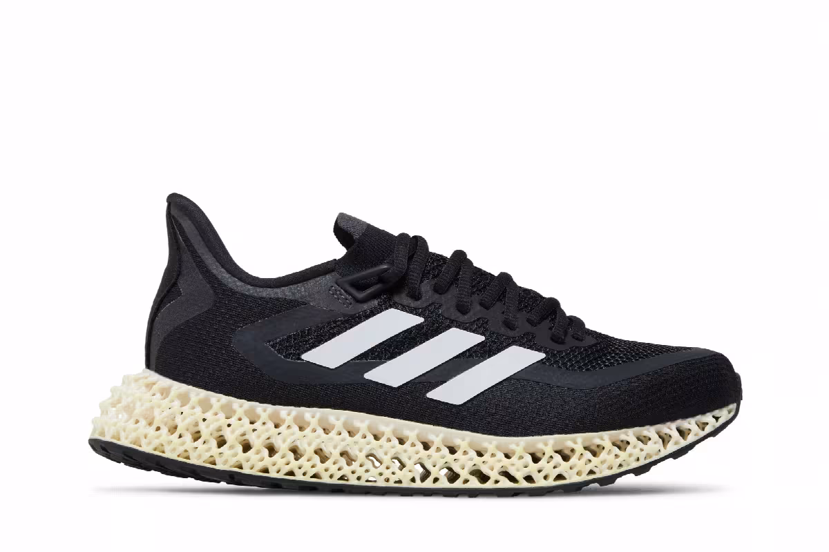 adidas Women's 4DFWD 2 Black White, view 2