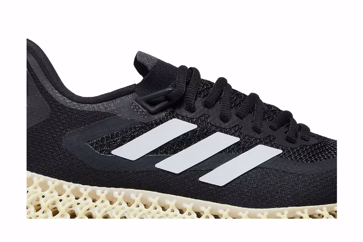 adidas Women's 4DFWD 2 Black White, view 3