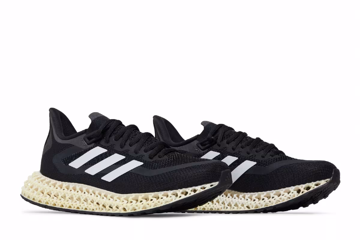 adidas Women's 4DFWD 2 Black White, view 9