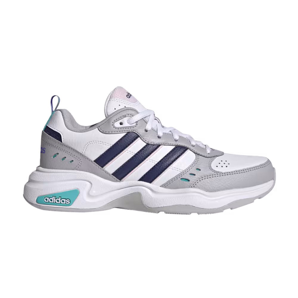 Adidas Women's Strutter White Dark Blue