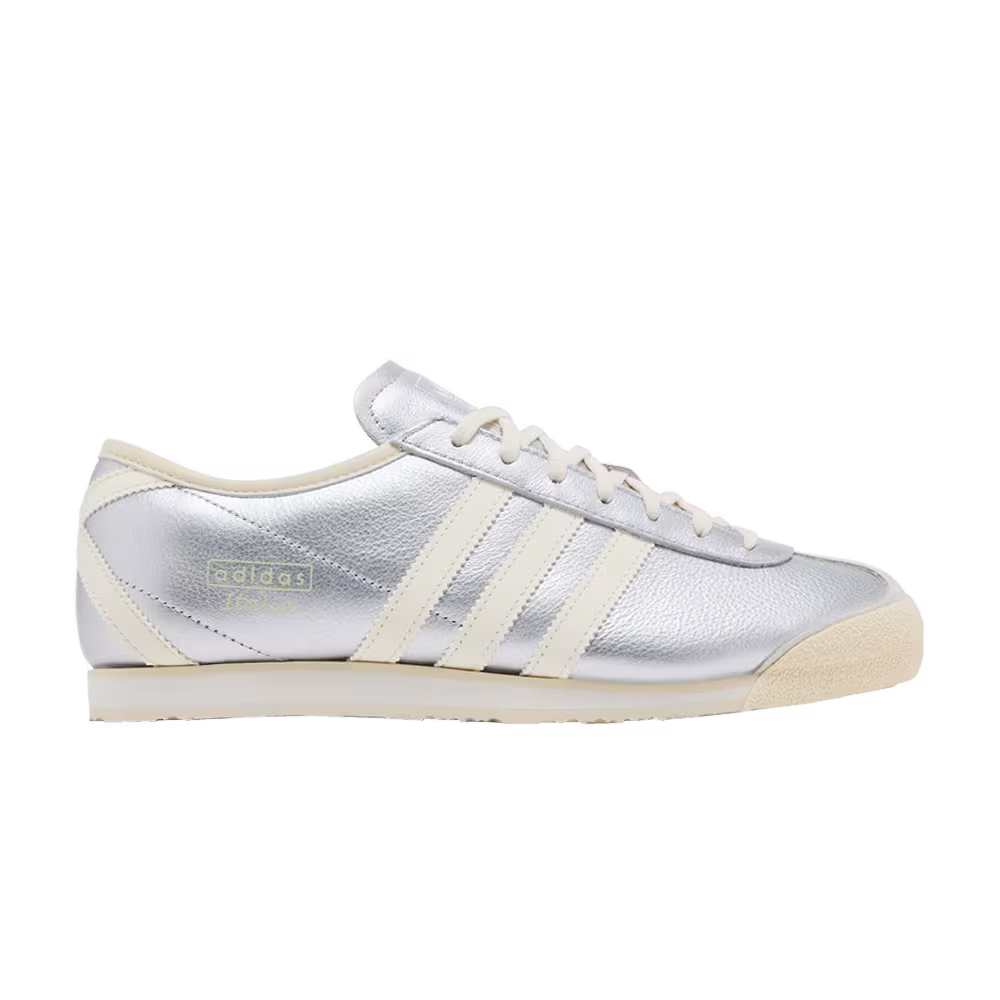 adidas Women's Italia 70s Silver Metallic Cream White
