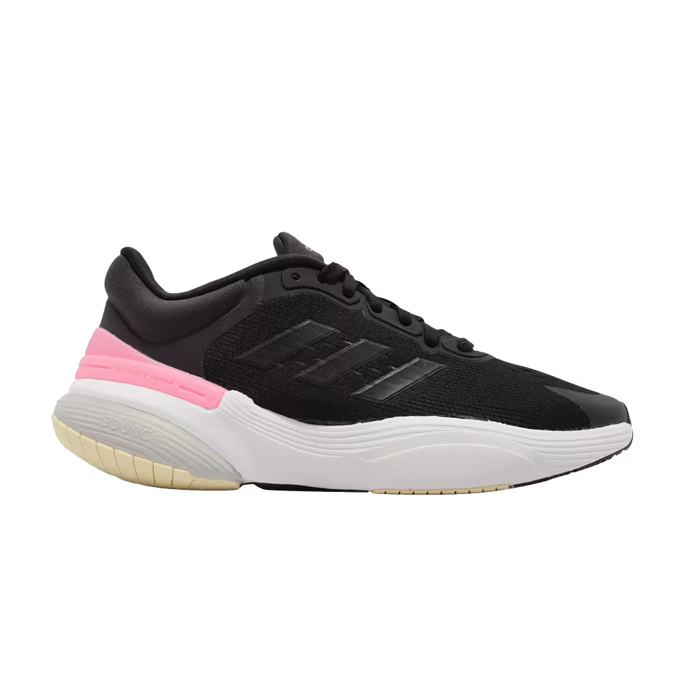 Adidas Women's Response Super 3.0 Black Clear Pink