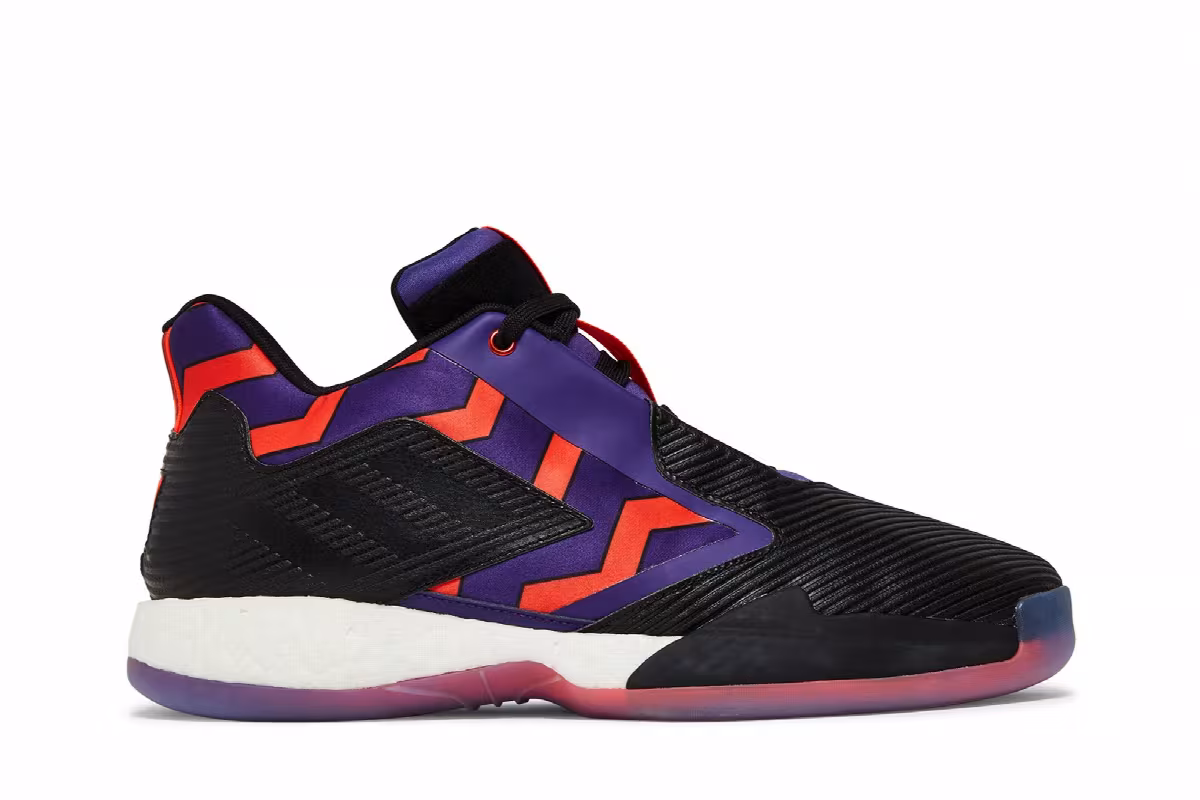 Adidas T-Mac Millennium 2 Purple Red Fluo, view 2