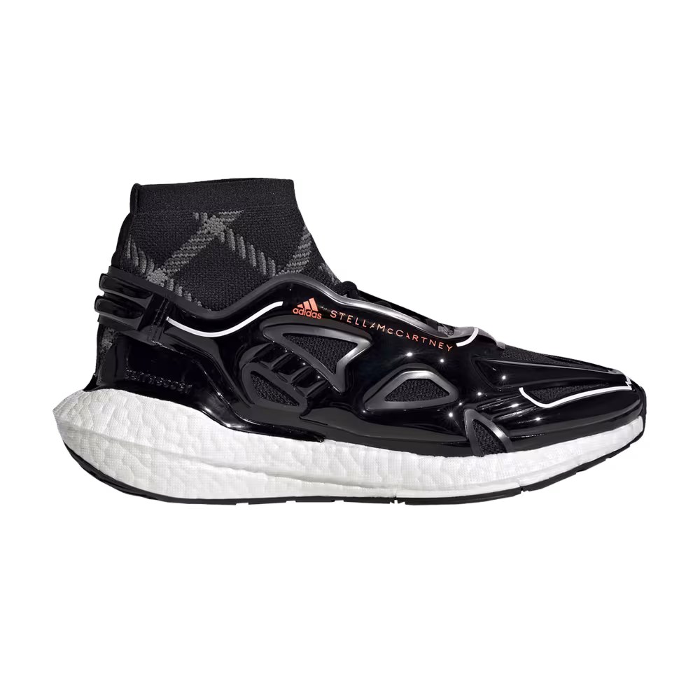 Stella McCartney x adidas Women's UltraBoost 22 Elevated Core Black Signal Orange