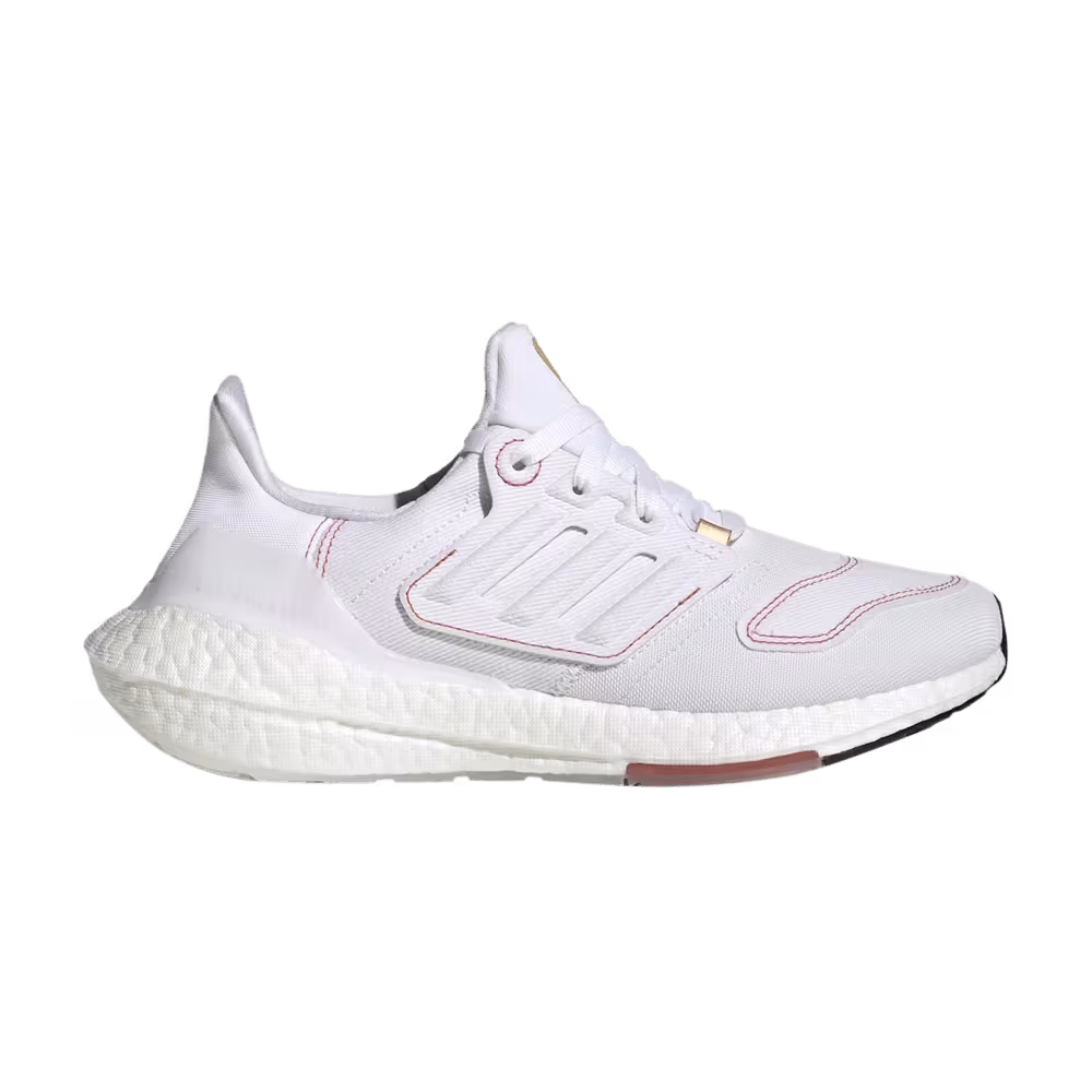 Adidas Women's UltraBoost 22 White Wonder Red