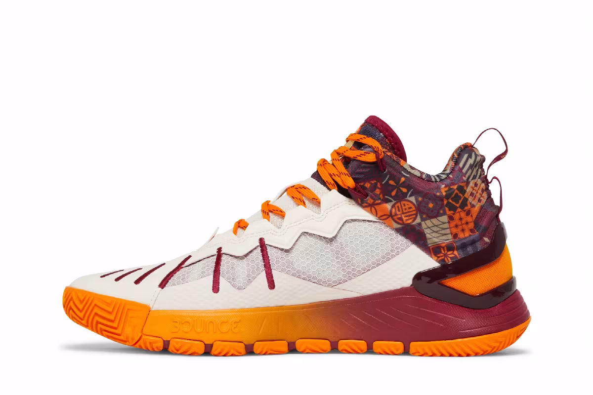 adidas D Rose Son of Chi White Bold Orange, view 4