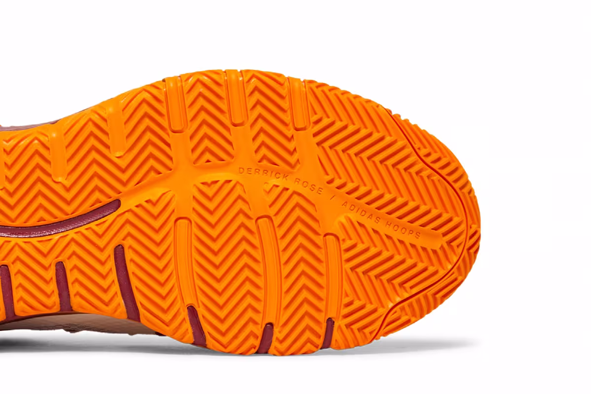 adidas D Rose Son of Chi White Bold Orange, view 6