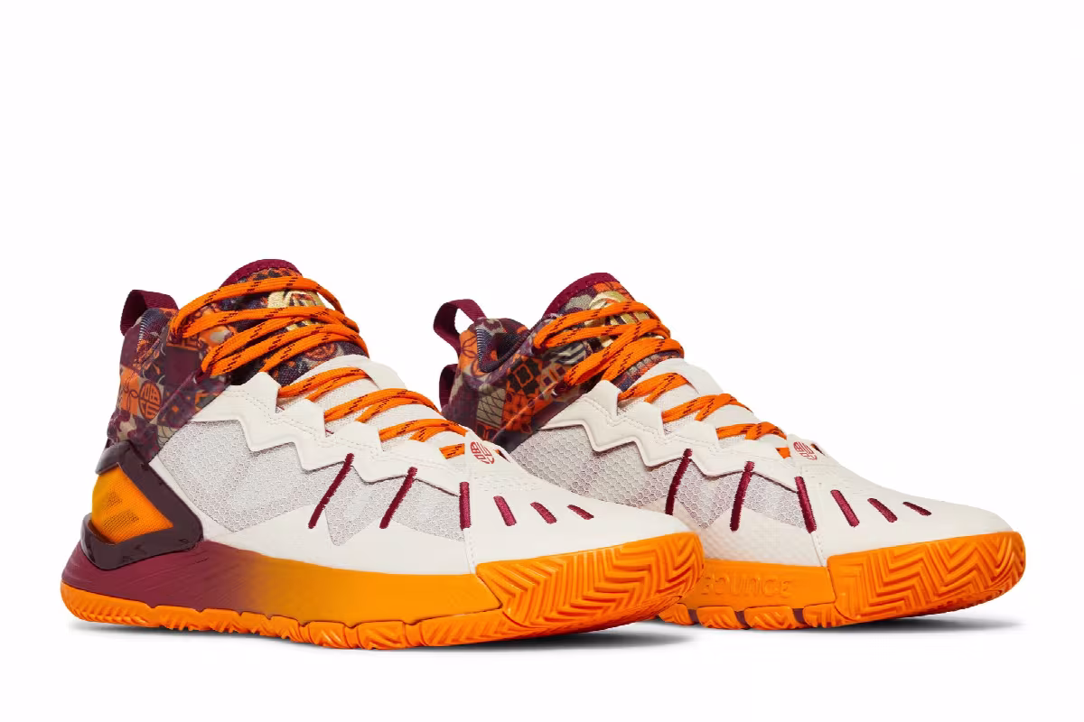 adidas D Rose Son of Chi White Bold Orange, view 9
