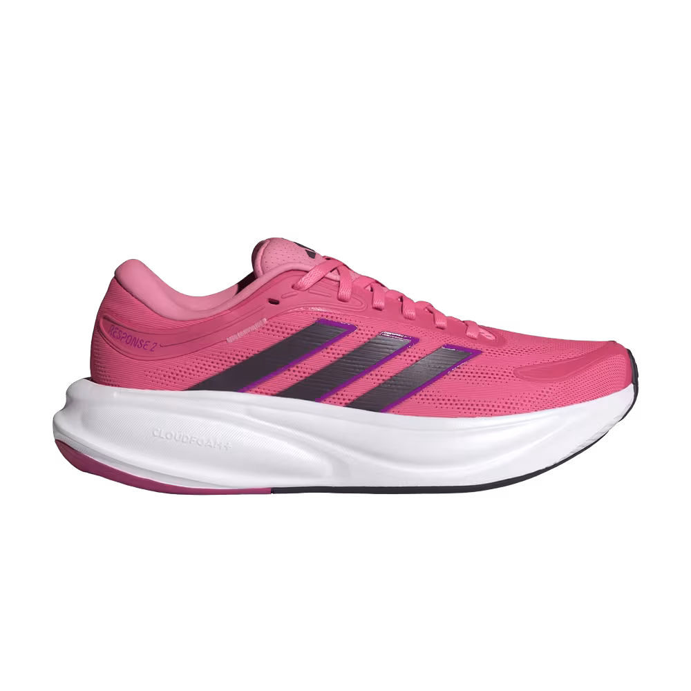 adidas Women's Response 2 Pink Fusion Purple Burst Bliss Pink