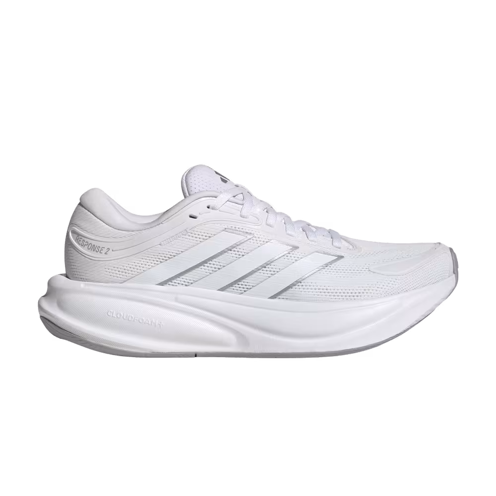 adidas Women's Response 2 Cloud White Zero Metalic Halo Silver