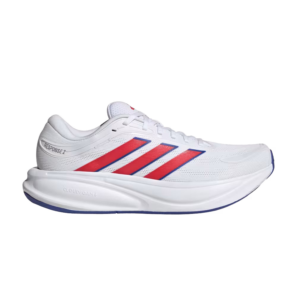 adidas Response 2 Cloud White Pure Ruby Core Black