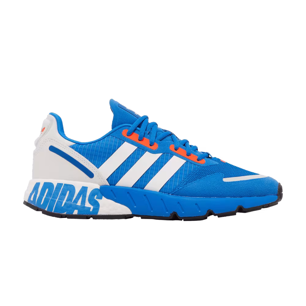 Adidas ZX 1K Boost Glow Blue Solar Red