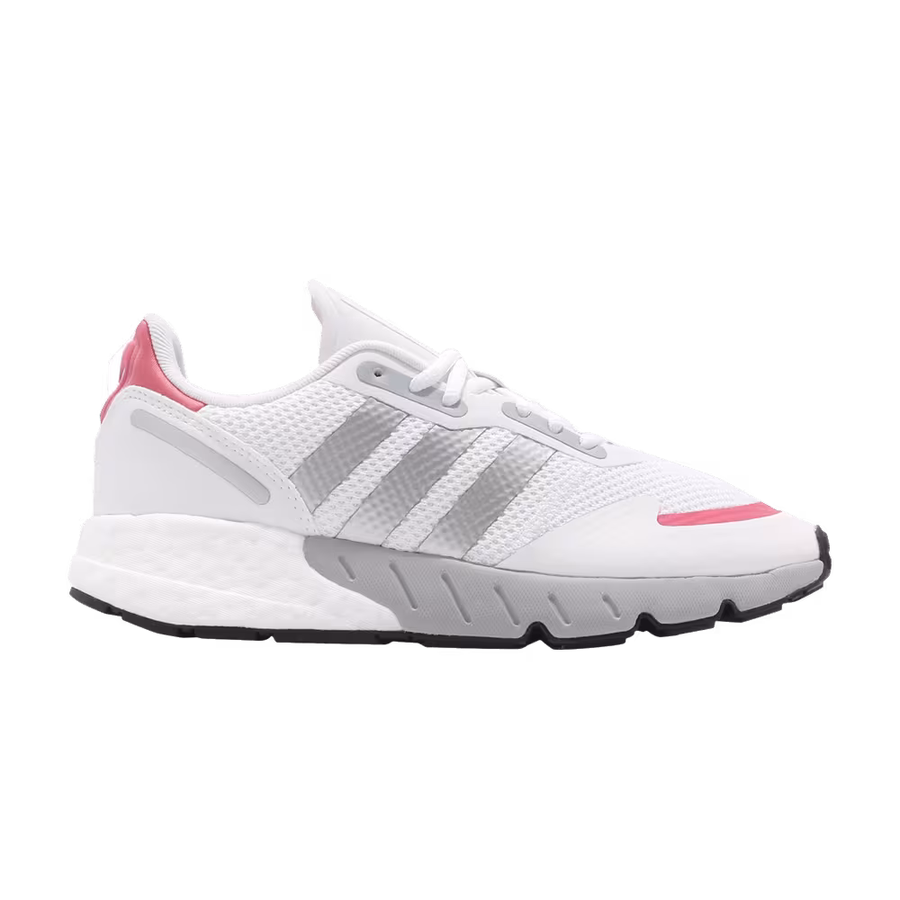 Adidas Women's ZX 1K Boost White Silver Metallic