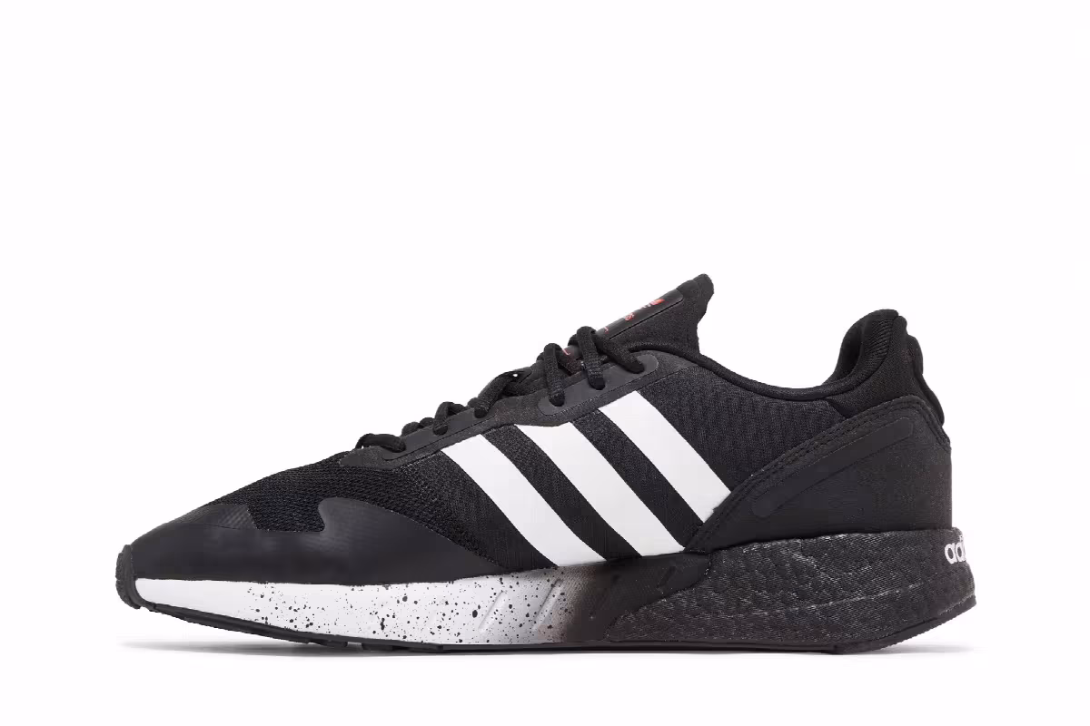 Adidas ZX 1K Boost Black White, view 4