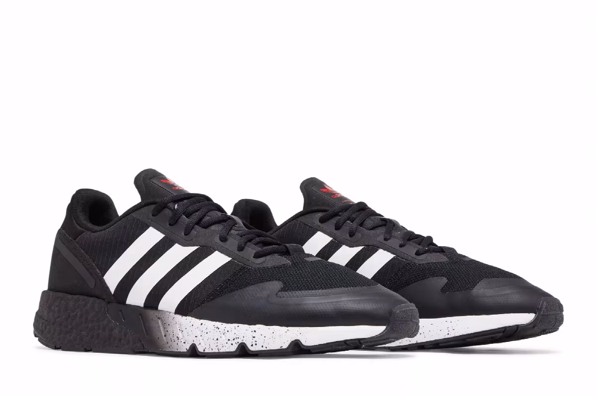 Adidas ZX 1K Boost Black White, view 9